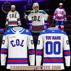 Colorado Eagles Introducing our USA Hockey themed jerseys for USA Hockey Night Hockey Jersey
