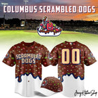 Columbus Clingstones Scrambled Dogs Jersey