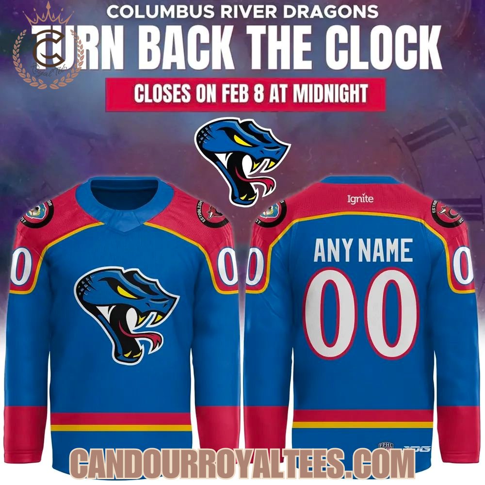 Columbus River Dragons 2026 Turn Back the Clock Jersey