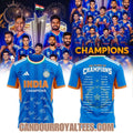 Cricket India 2026 T20 World Cup Champions T-Shirt, Hoodie