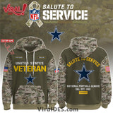 Dallas Cowboys 2025 Salute to Service Hoodie, Long Pants