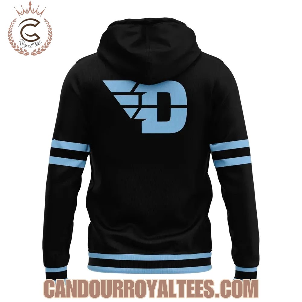 Dayton Basketball Stelth Black Uniform Hoodie