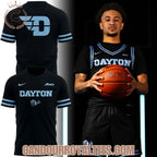 Dayton Basketball Stelth Black Uniform Hoodie
