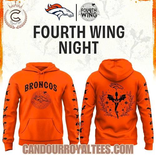 Denver Broncos Fourth Wings Night Hoodie