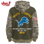Detroit Lions 2025 Salute to Service Hoodie, Long Pants