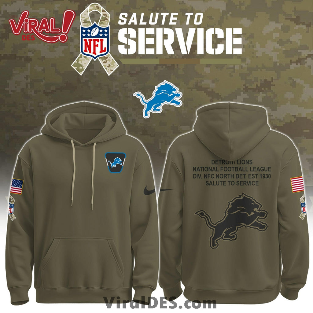 Detroit Lions Salute To Service Limited Edition Shirt