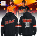 Detroit Tigers 2026 Black & Orange Alternate Hoodie