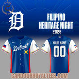 Detroit Tigers Filipino Heritage Night 2026 Jersey