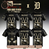 Detroit Tigers x Black Veil Brides From Ashes To New Tour 2026 Baseball Jersey