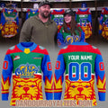 Edmonton Oil Kings Fan Designed 2026 Hockey Jersey