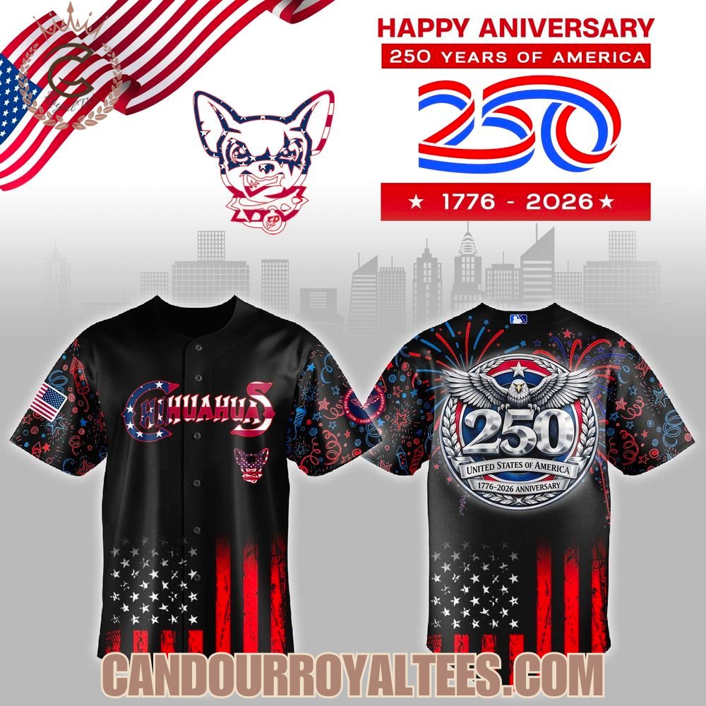 El Paso Chihuahuas x 250 Years USA Anniversary Jersey