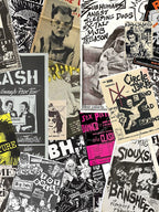 Punk Rock Music Flyers Collage Shirt