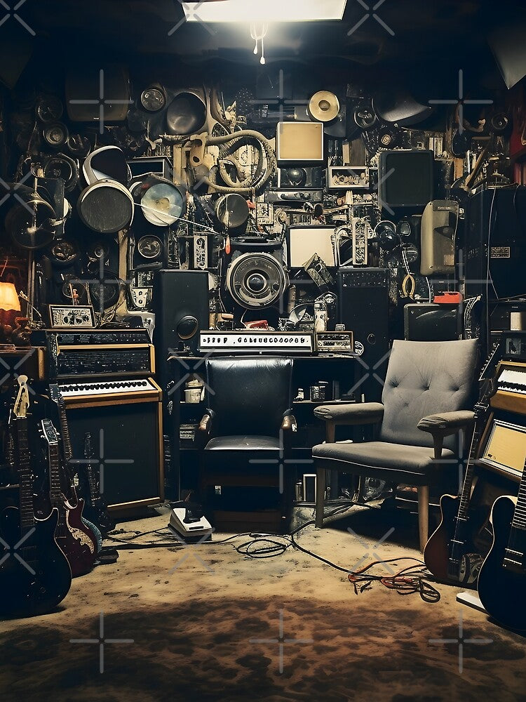 Grungy Rock Music Studio Shirt
