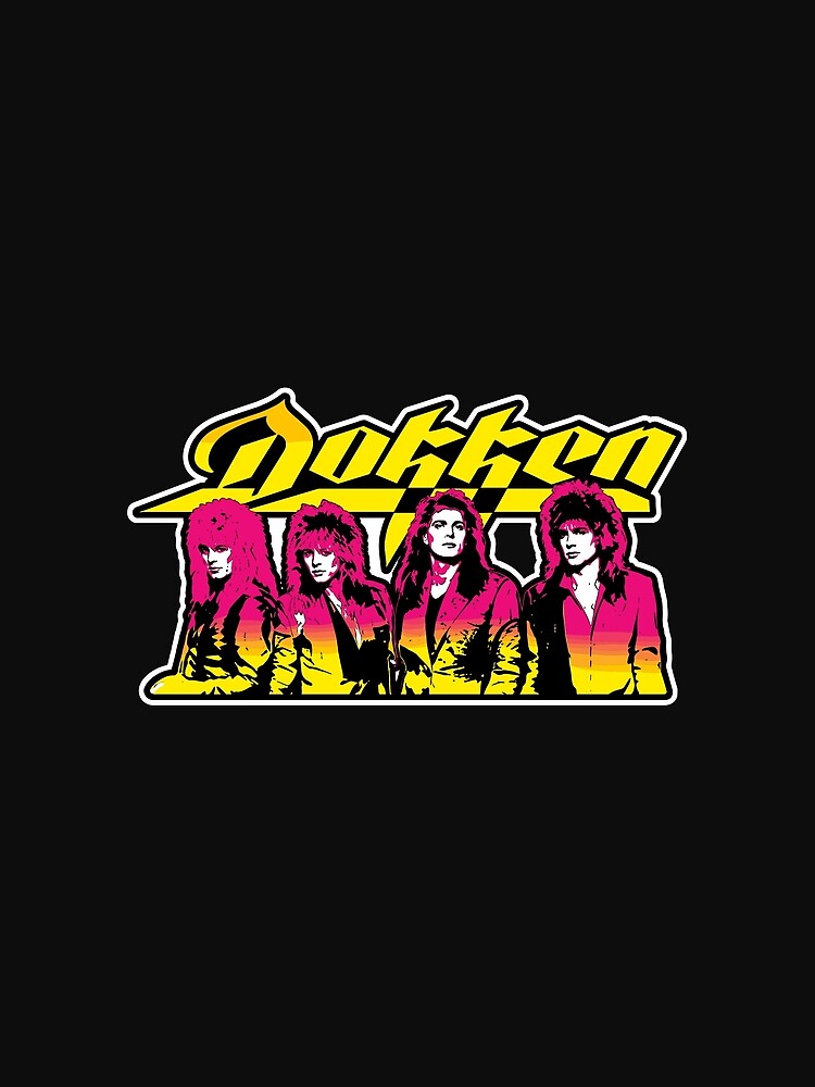 Dokken 80s Glam Metal Band Shirt