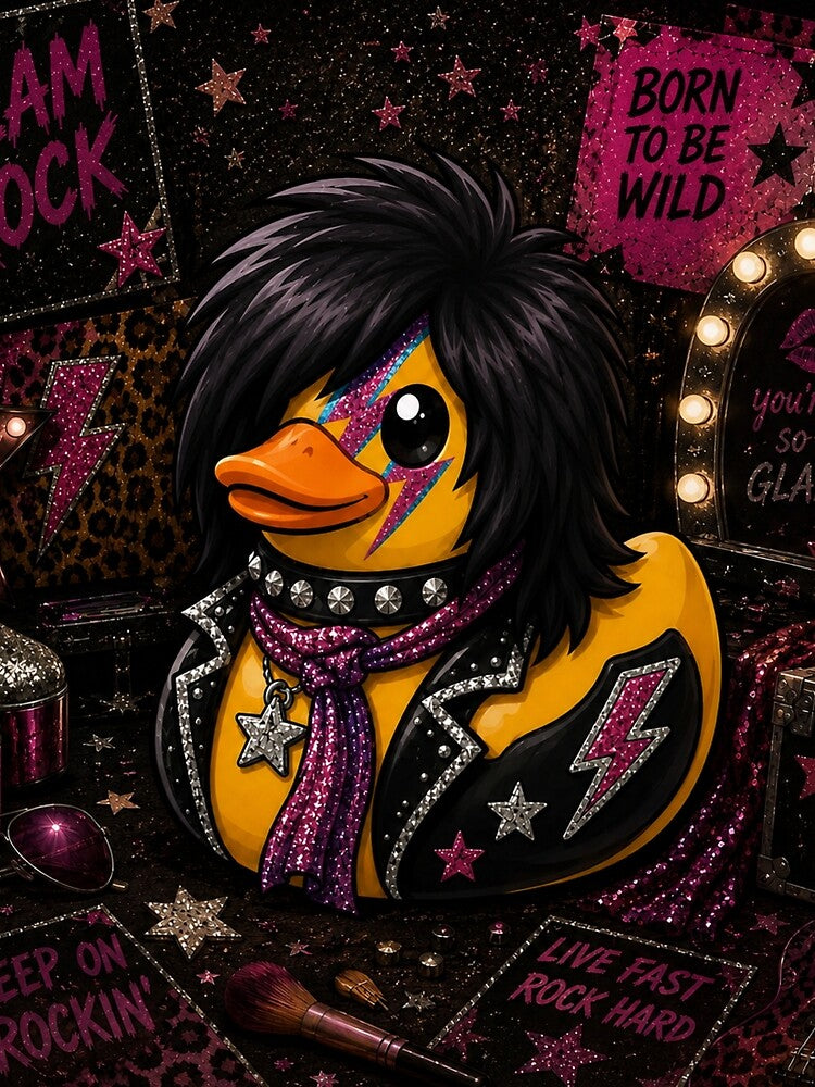 Glam Rock Rubber Duck Shirt