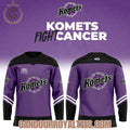 Fort Wayne Komets Cancer Night Replica Hockey Jersey