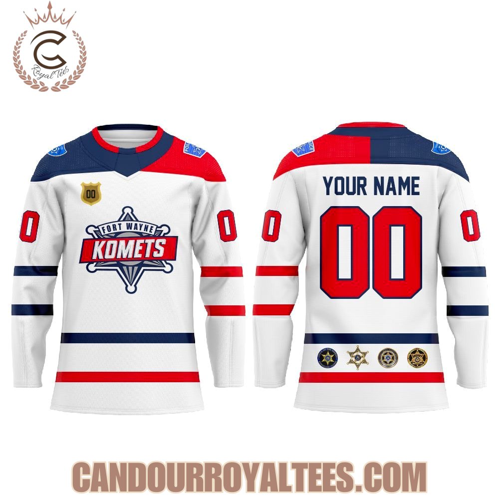 Fort Wayne Komets Law Enforcement Night Hockey Jersey
