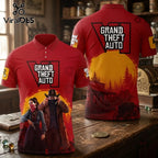Grand Theft Auto VI Red Premium Polo Shirt