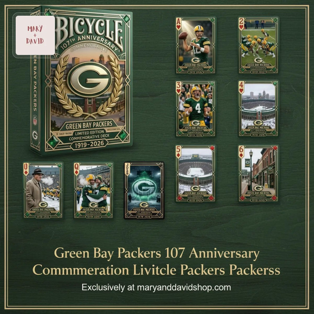 Green Bay Packers 107th Anniversary Commemorative Limited Edition Bicycle Playing Cards