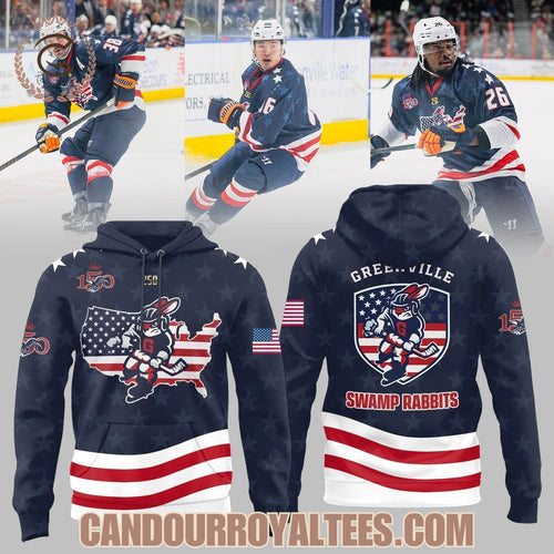 Greenville Swamp Rabbits Military Appreciation 2026 Hoodie