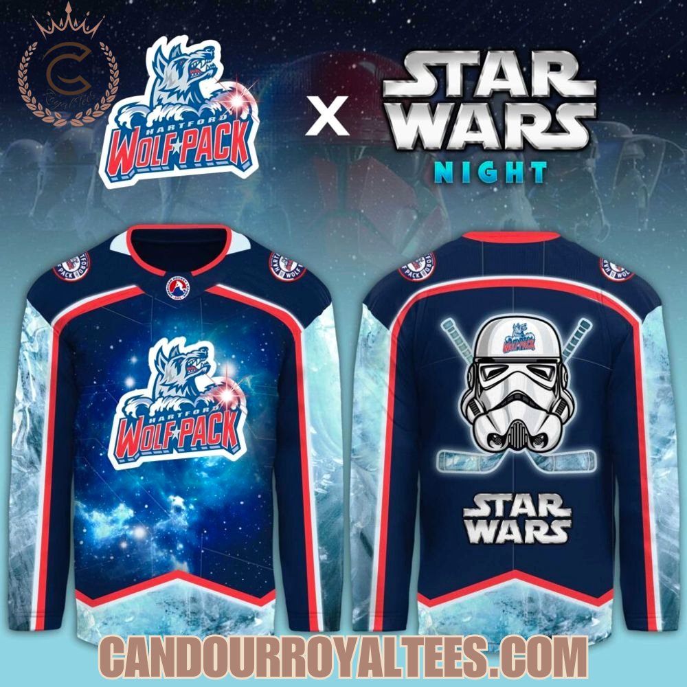 Hartford Wolf Pack Star Wars Night Game Hockey Jersey