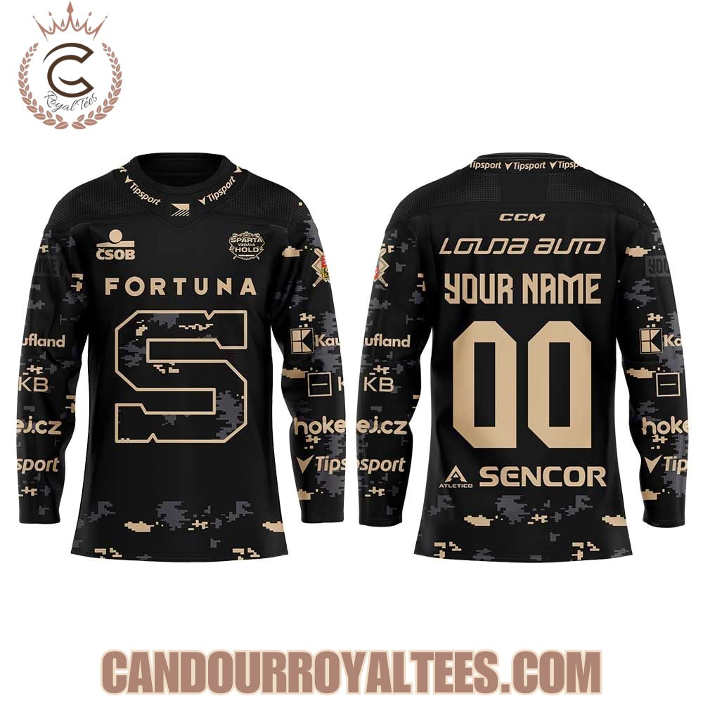 HC Sparta Praha Sparta Give Up Hold Uniform 2026 Hockey Jersey