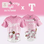 Hello Kitty Texas Rangers 2026 Pink Baseball Jersey