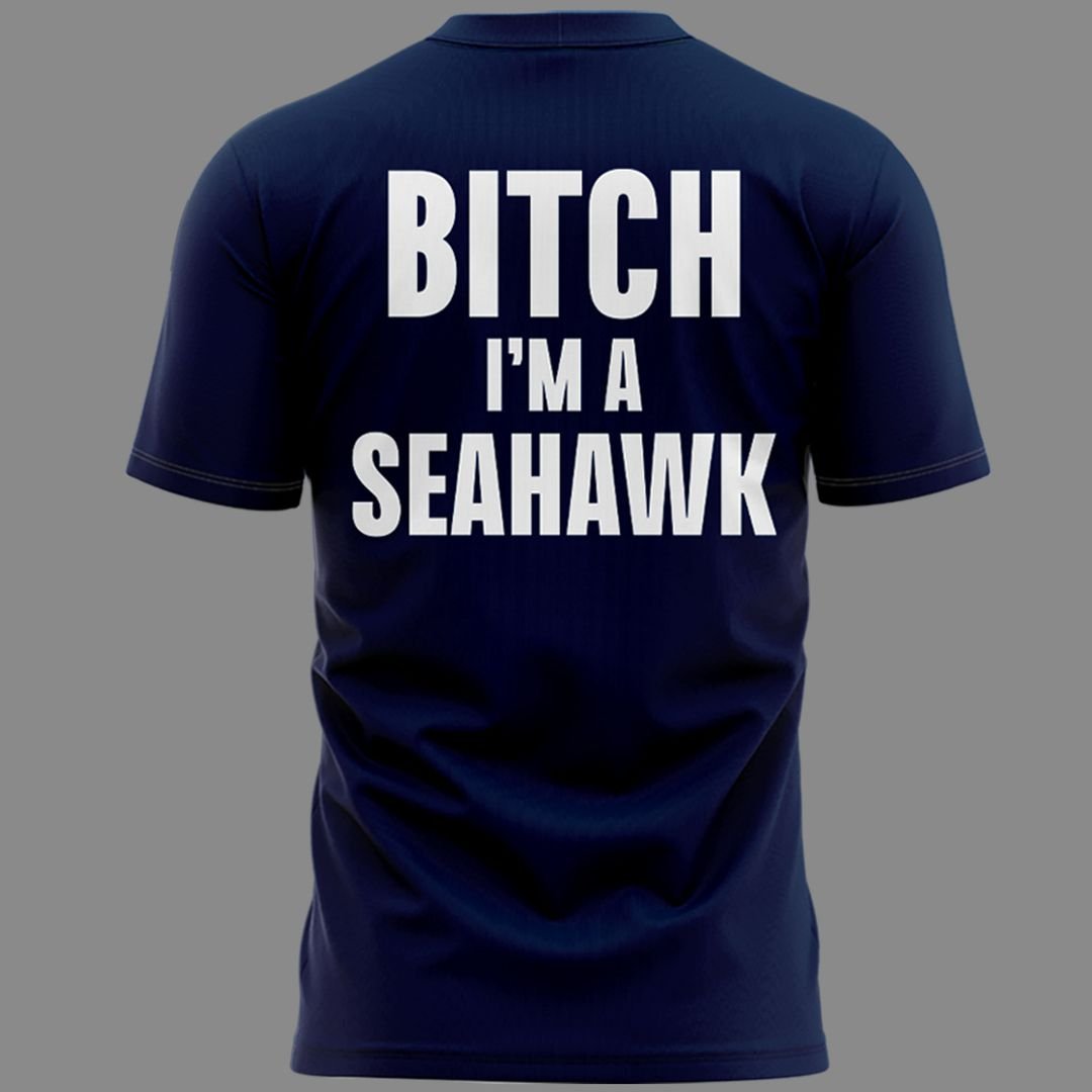 Seattle Seahawks Belt to Ass - Bitch I’m A Seahawks T-Shirt