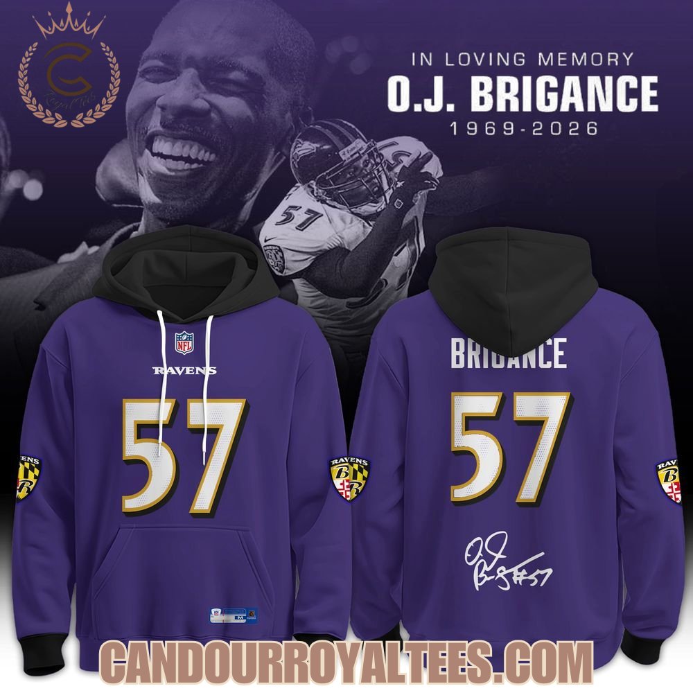 In Loving Memory O.J. Brigance 57 Memorial Tshirt, Hoodie