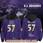 In Loving Memory O.J. Brigance 57 Memorial Tshirt, Hoodie