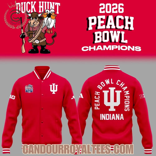 Indiana Hoosiers 2026 Peach Bowl Champions Jacket