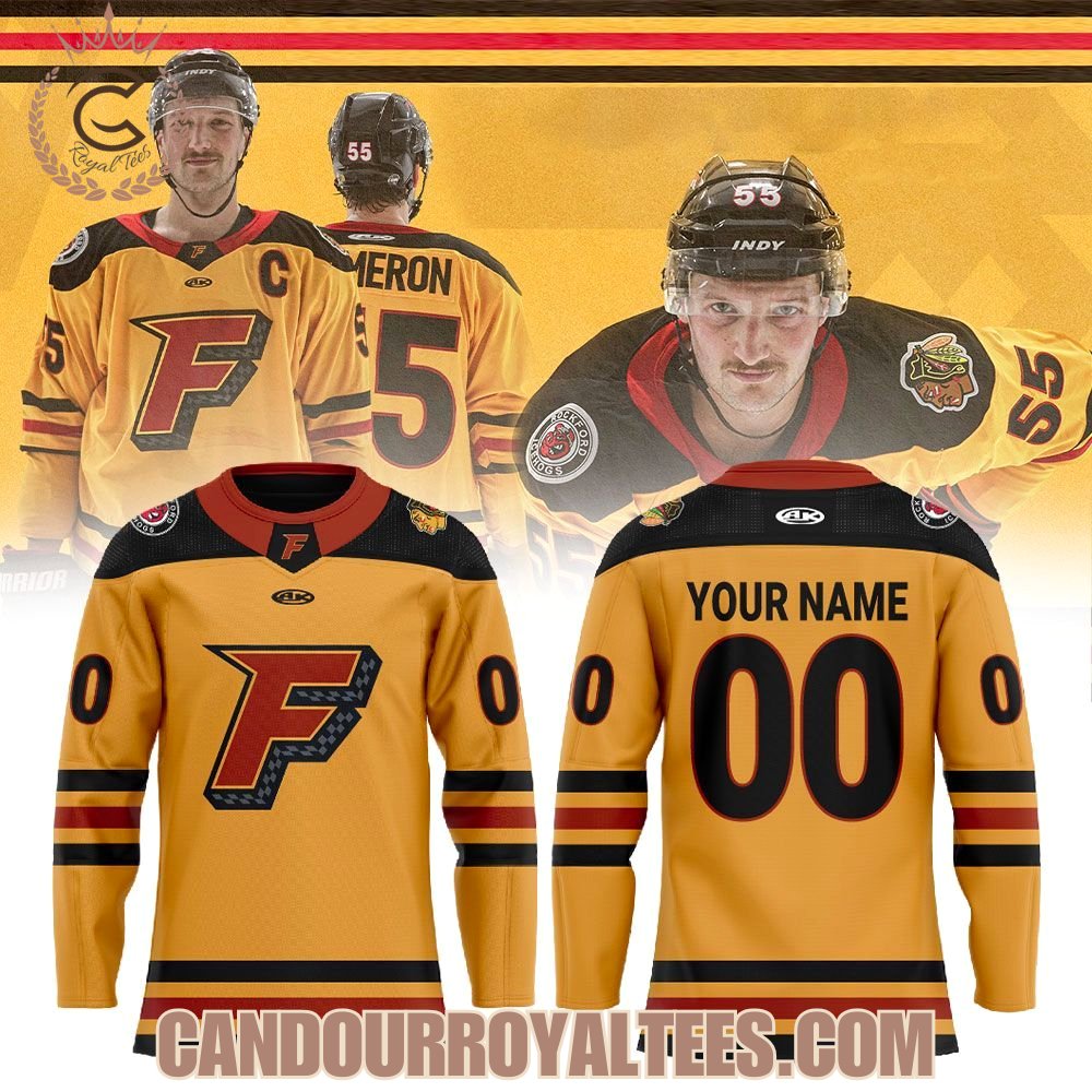 Indy Fuel And It Was All Yellow Hockey Jersey
