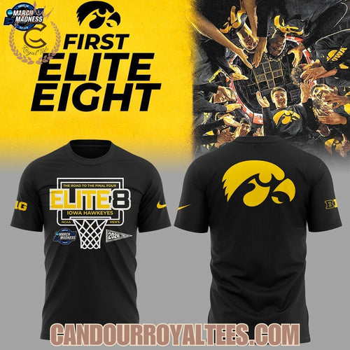 Iowa Hawkeyes 2026 March Madness Elite Eight Shirt