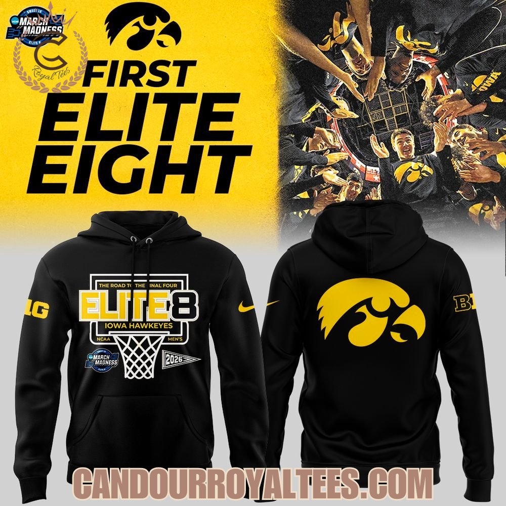 Iowa Hawkeyes 2026 March Madness Elite Eight Shirt