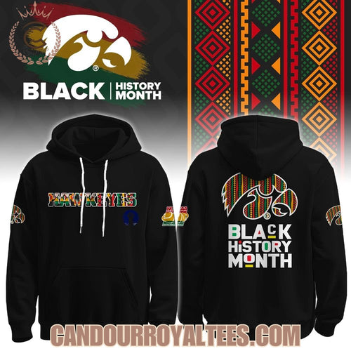 Iowa Hawkeyes Basketball x Black History Month Hoodie