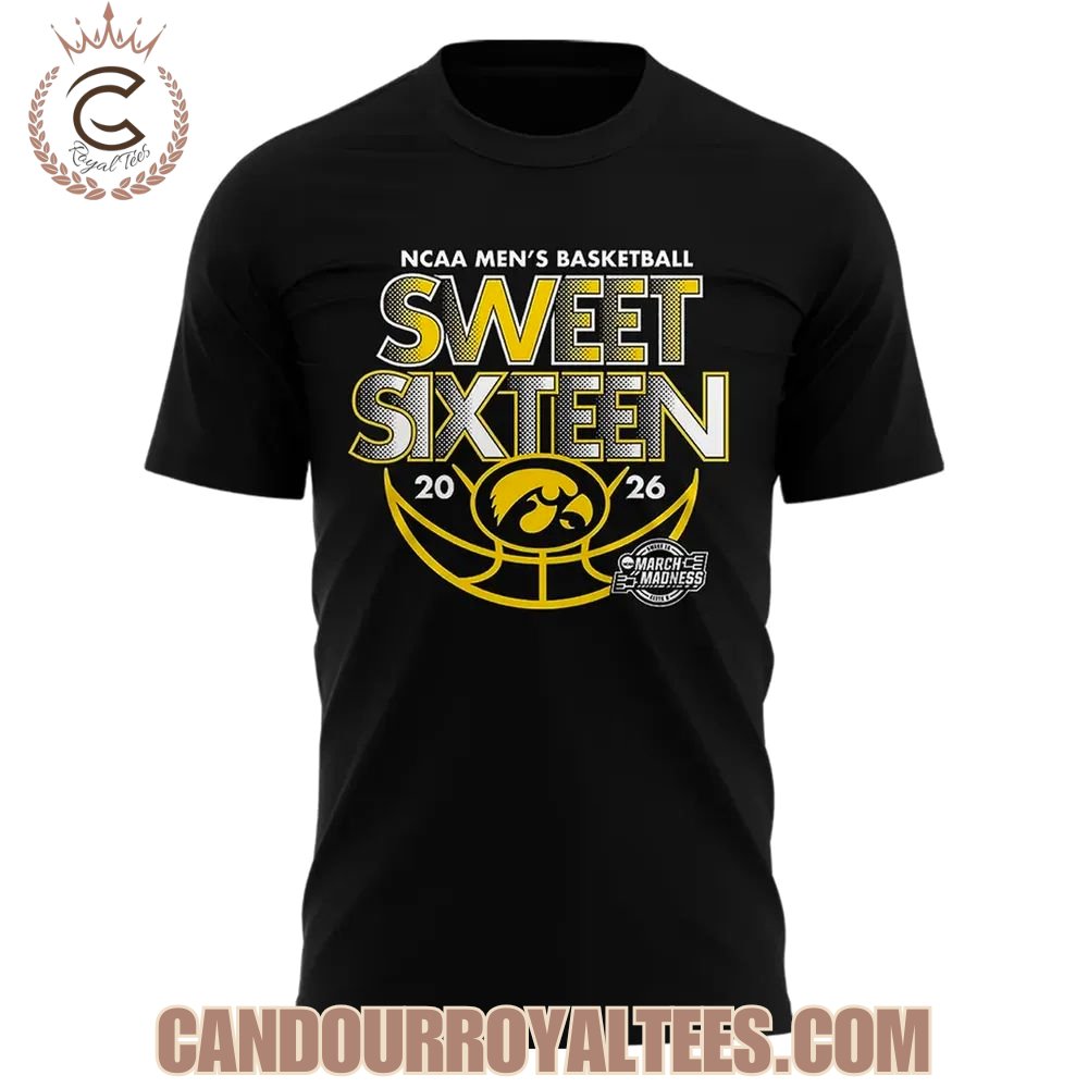 Iowa Men’s Basketball 2026 Sweet Sixteen TShirt, Hoodie