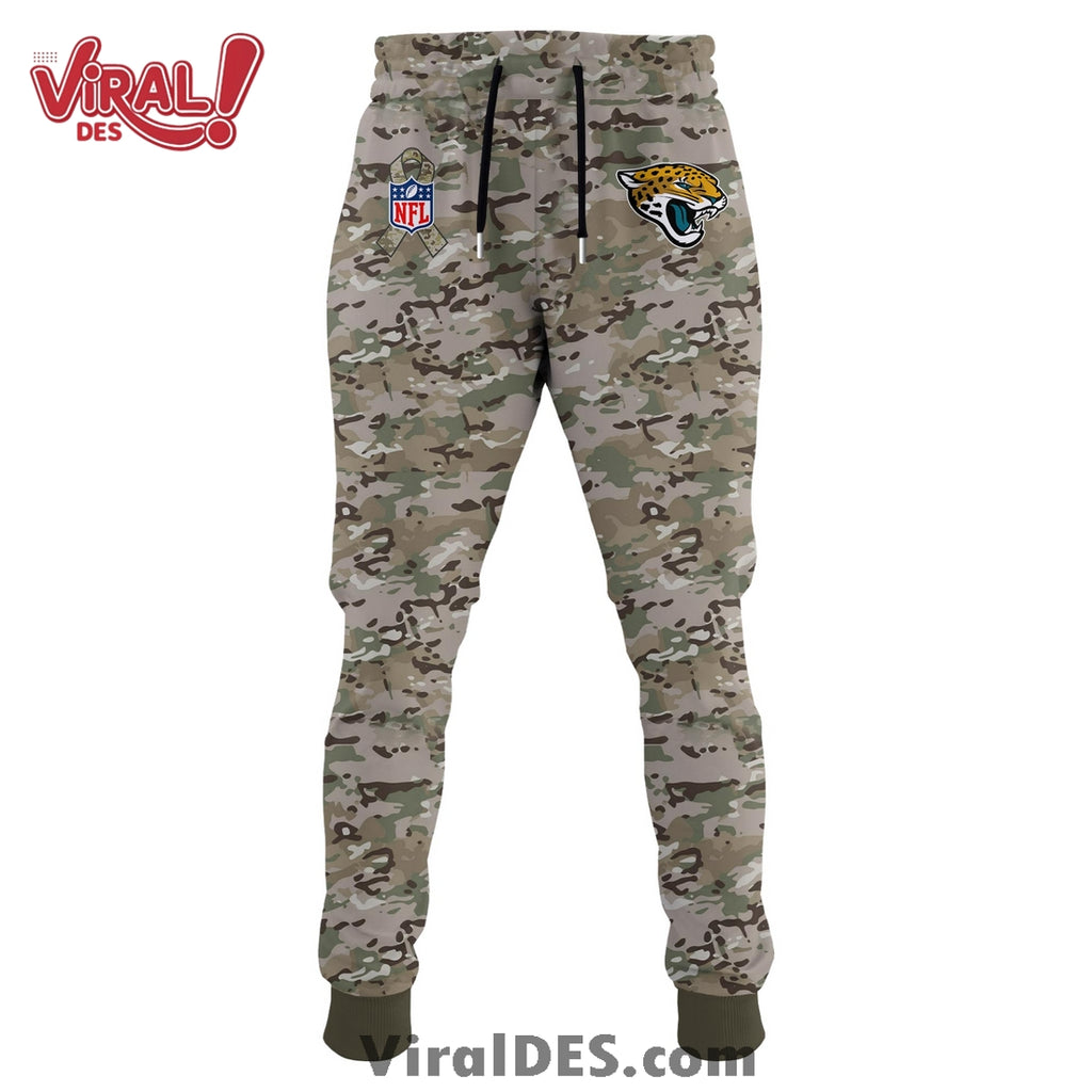 Jacksonville Jaguars 2025 Salute to Service Hoodie, Long Pants