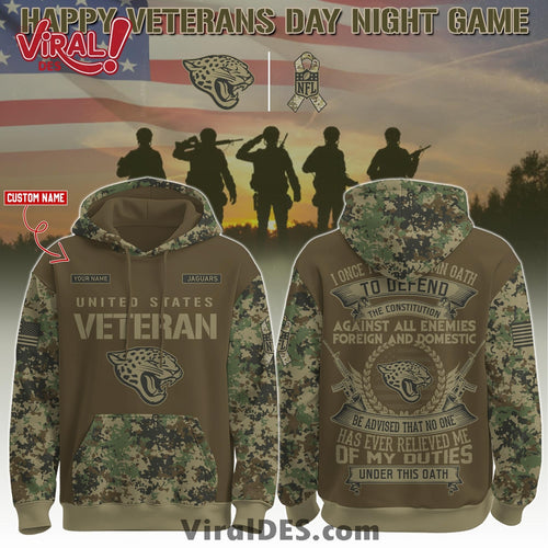 Jacksonville Jaguars Salute to Service Limited Editions Hoodie