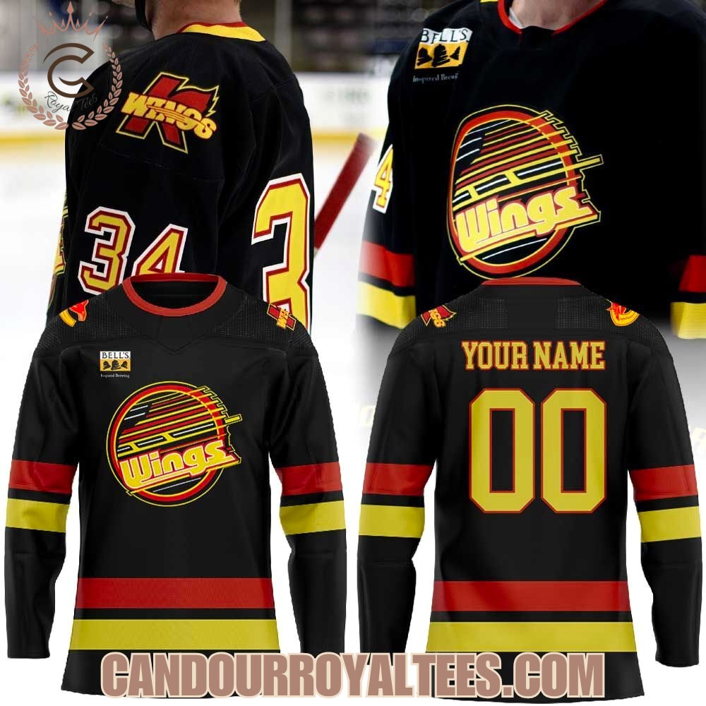 Kalamazoo Wings fresh threads incoming… Hockey Jersey