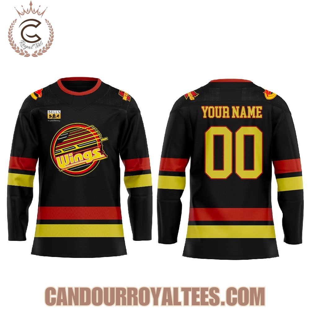 Kalamazoo Wings fresh threads incoming… Hockey Jersey