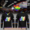 Kalamazoo Wings Hockey Is For Everyone Rainbow Ice 2026 Hockey Jersey