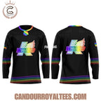 Kalamazoo Wings Hockey Is For Everyone Rainbow Ice 2026 Hockey Jersey