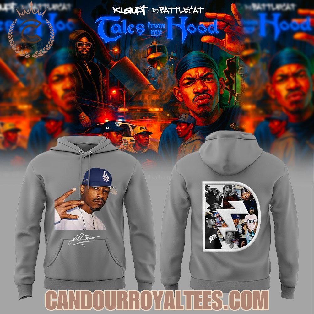Kurupt x Dj Battlecat’s new album Tales From My Hood out now on all platforms! Shirt