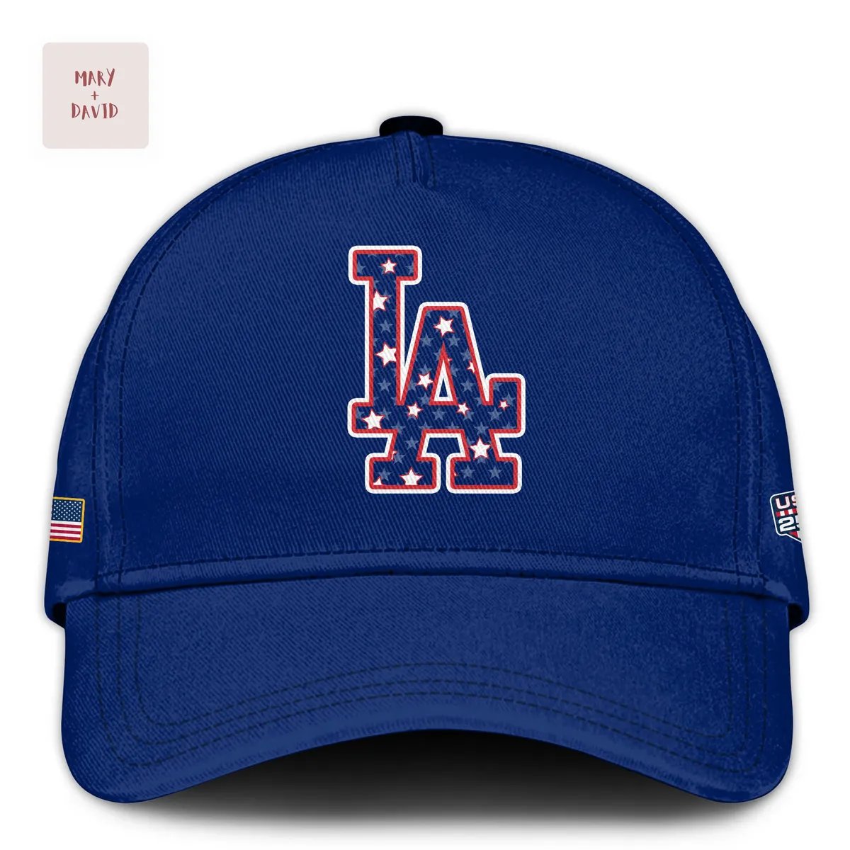 LA USA 250th Anniversary Patriotic Baseball Cap