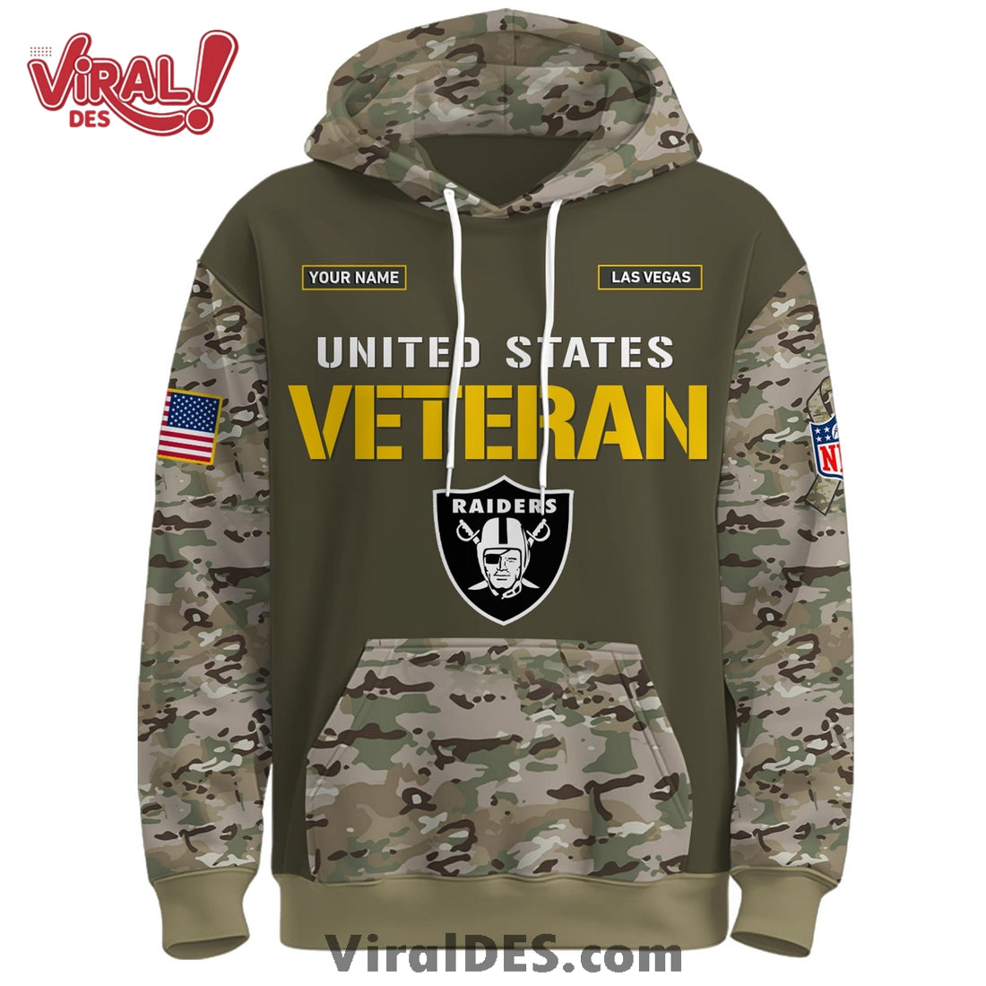 Las Vegas Raiders 2025 Salute to Service Hoodie, Long Pants