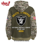 Las Vegas Raiders 2025 Salute to Service Hoodie, Long Pants