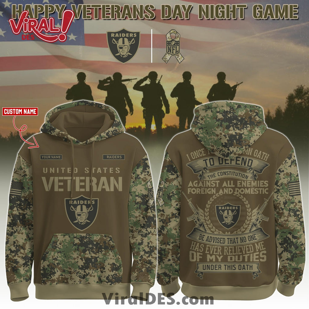 Las Vegas Raiders Salute to Service Limited Editions Hoodie