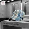 Lionel Messi 20th Anniversary Argentina 3-Star Embroidered Baseball Cap
