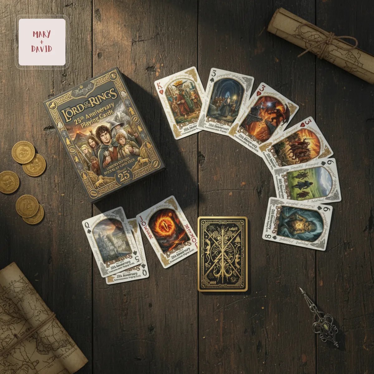 Lord of the Rings 25th Anniversary Limited Edition Playing Cards