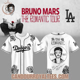 Los Angeles Dodgers Bruno Mars ‘The Romantic Tour’ 2026 Jersey